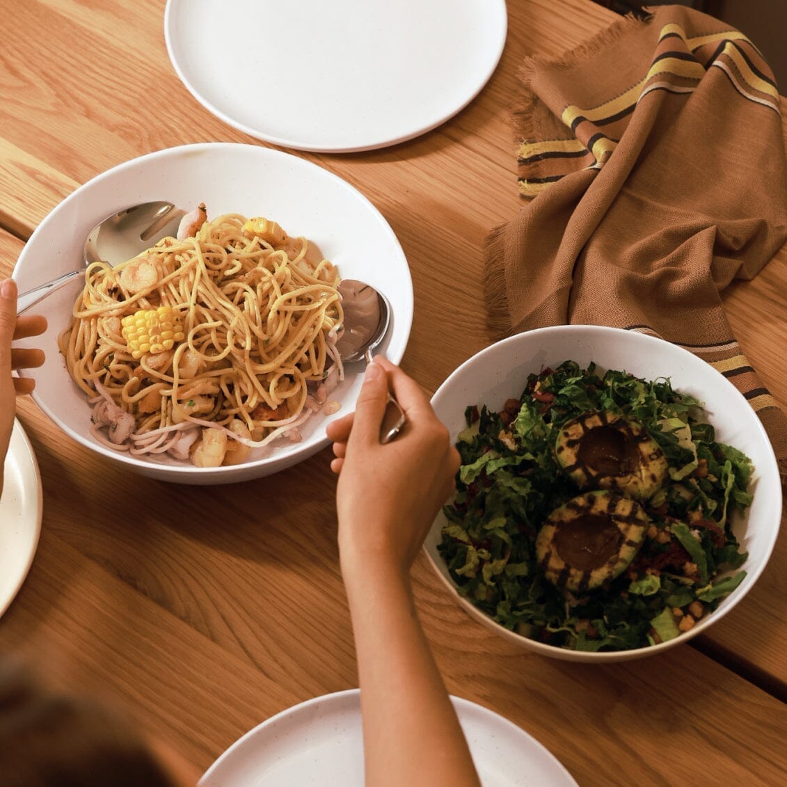 Low Serving Bowls